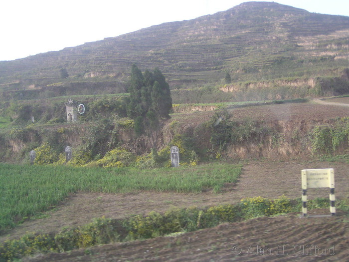 View from the train to Xi&rsquo;an